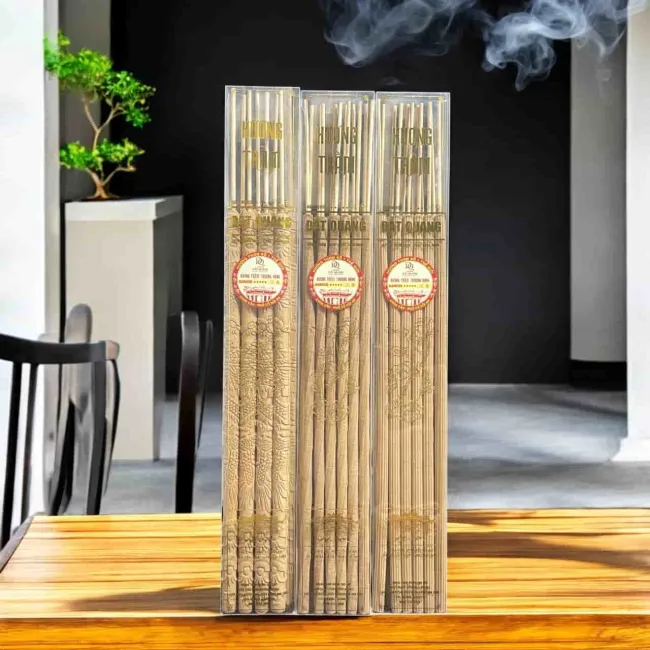 Nhang Cây Trầm Hương 54cm DNR3001 – Dài, cháy 4 tiếng, dùng lễ cúng quan trọng