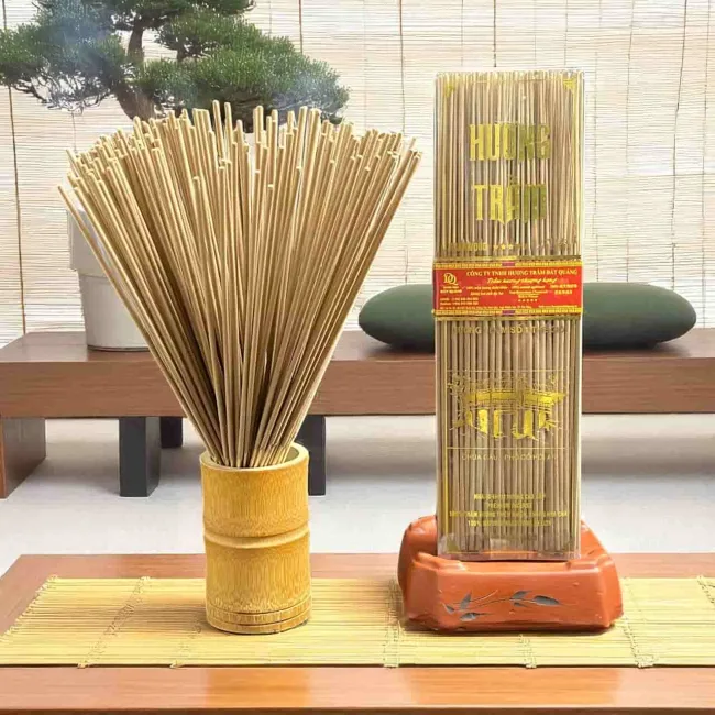 Nhang cây trầm hương 26cm QNK0052 – Trầm sạch Quảng Nam, dịu nhẹ, ít khói