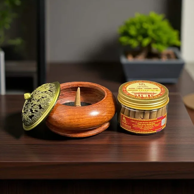 Nụ Trầm Hương Đất Quảng LXK05M1 Thượng Hạng – Tinh Hoa Trầm Việt, Tâm Hương Xứ Quảng - Hình ảnh 2