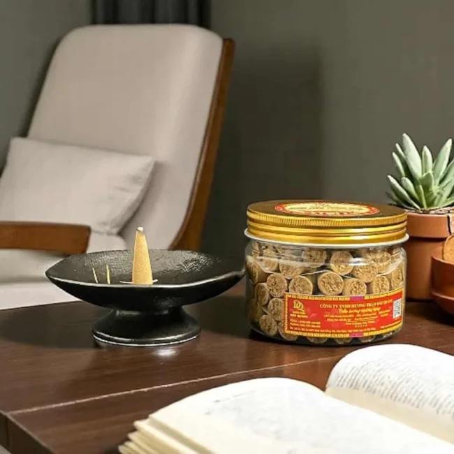 Nụ Trầm Hương Tháp Tròn QNK0052 Cao Cấp – Thơm Dịu Từng Khoảnh Khắc, Thăng Hoa Tâm Tịnh - Hình ảnh 2